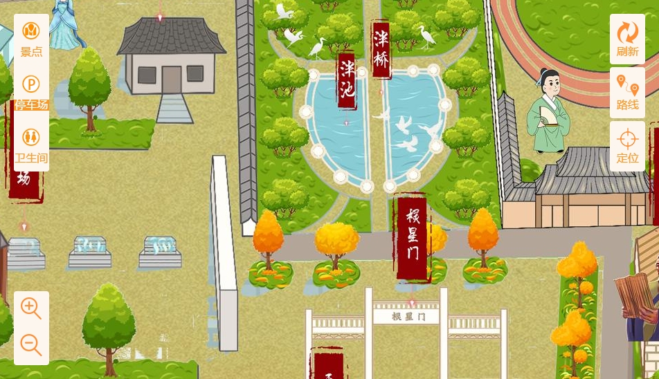 屯昌手绘地图景区语音讲解导览系统：智慧景区建设的基石